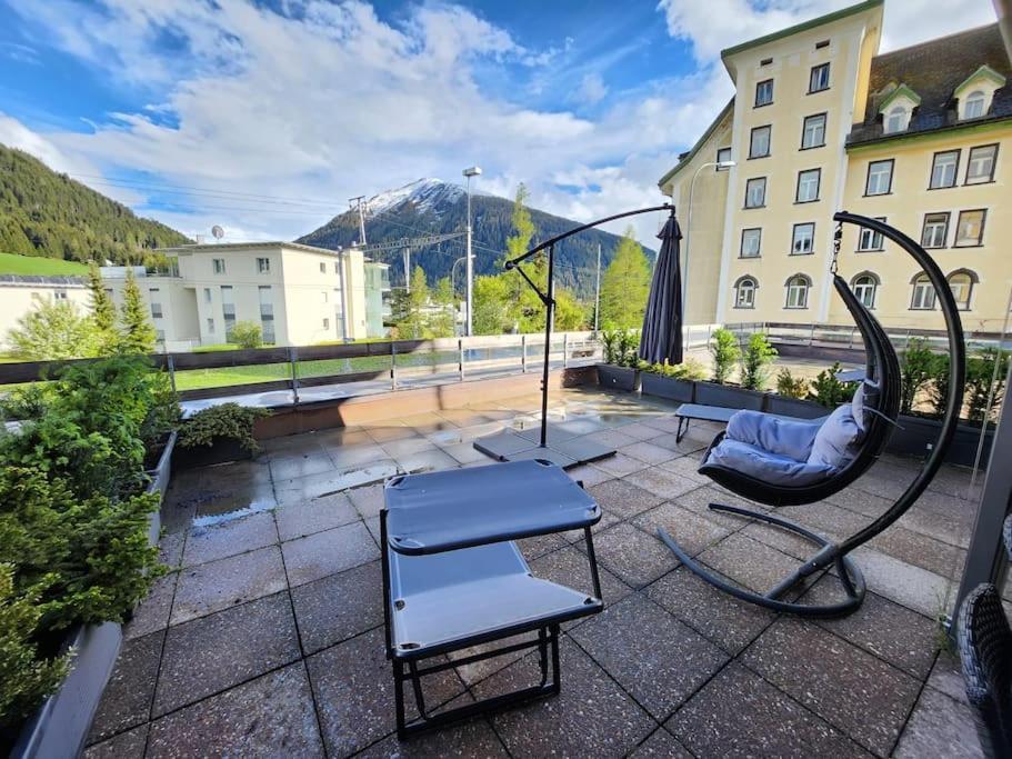 2 Zimmer Neben Talstation Parsennbahn Und Buenda-Lift Mit 60M2 Grosser, Privater Dachterrasse Apartment Davos Exterior photo